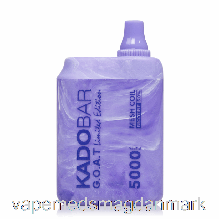Vape Med Smag Kado Bar Ged 5000 Engangs Blåbær Mynte